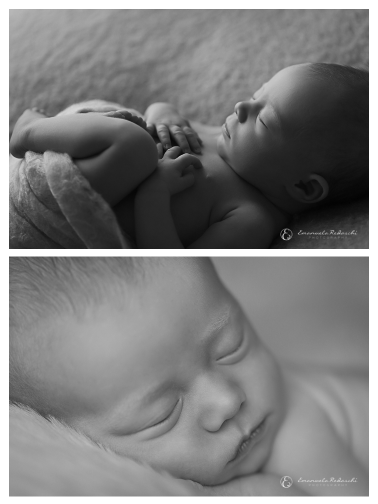 relaxed pose newborn pictures Emanuela Redaschi Photography