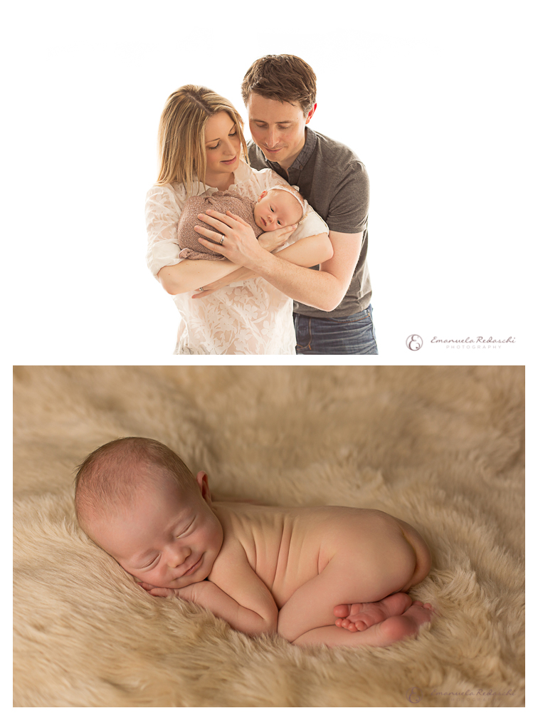 smiling little girl newborn pictures Emanuela Redaschi Photography